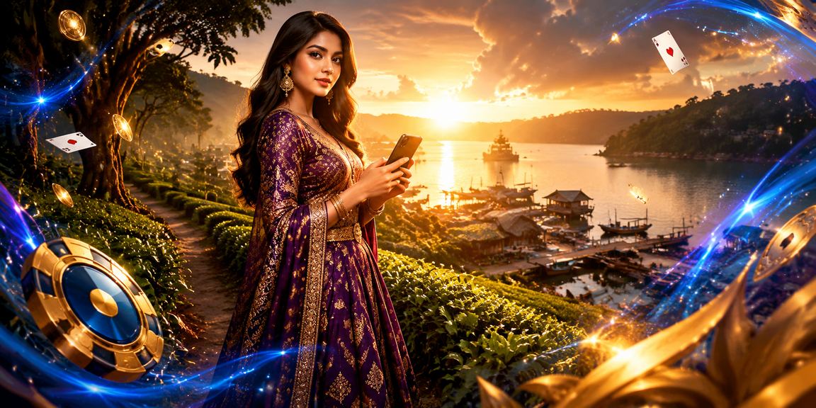 রাঙ্গামাটির চা বাগানে টিন পাটি খেলা