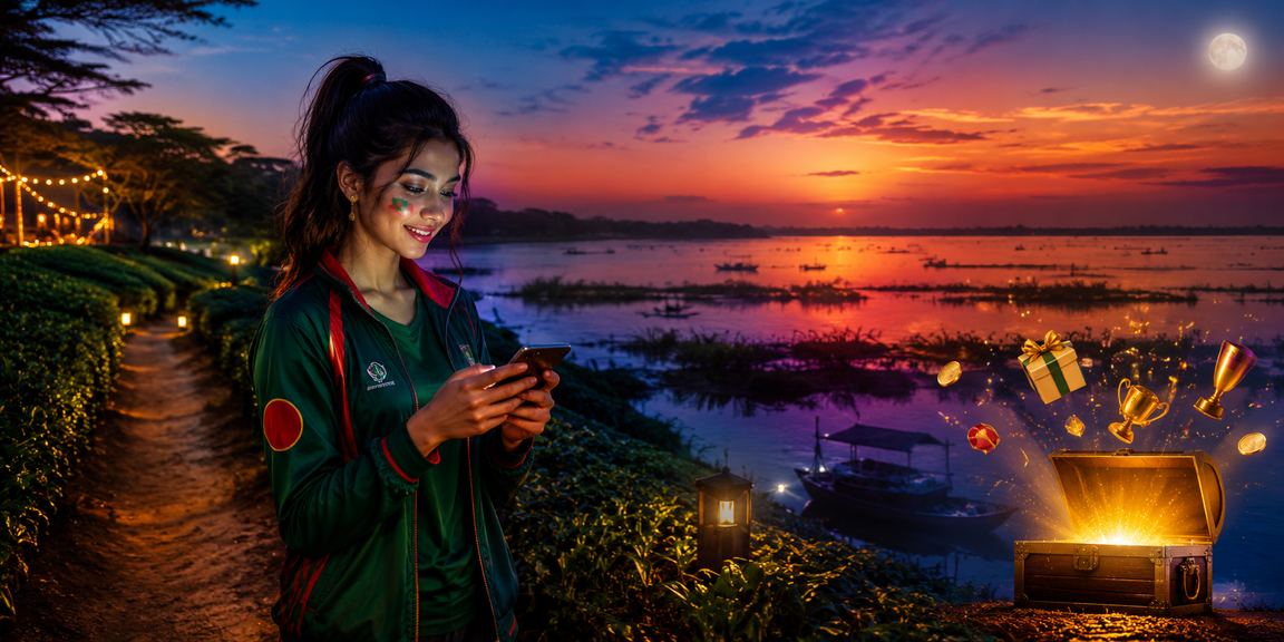 তাঙ্গুয়ার হাওরে চা বাগানে ক্রিকেট বেটিং